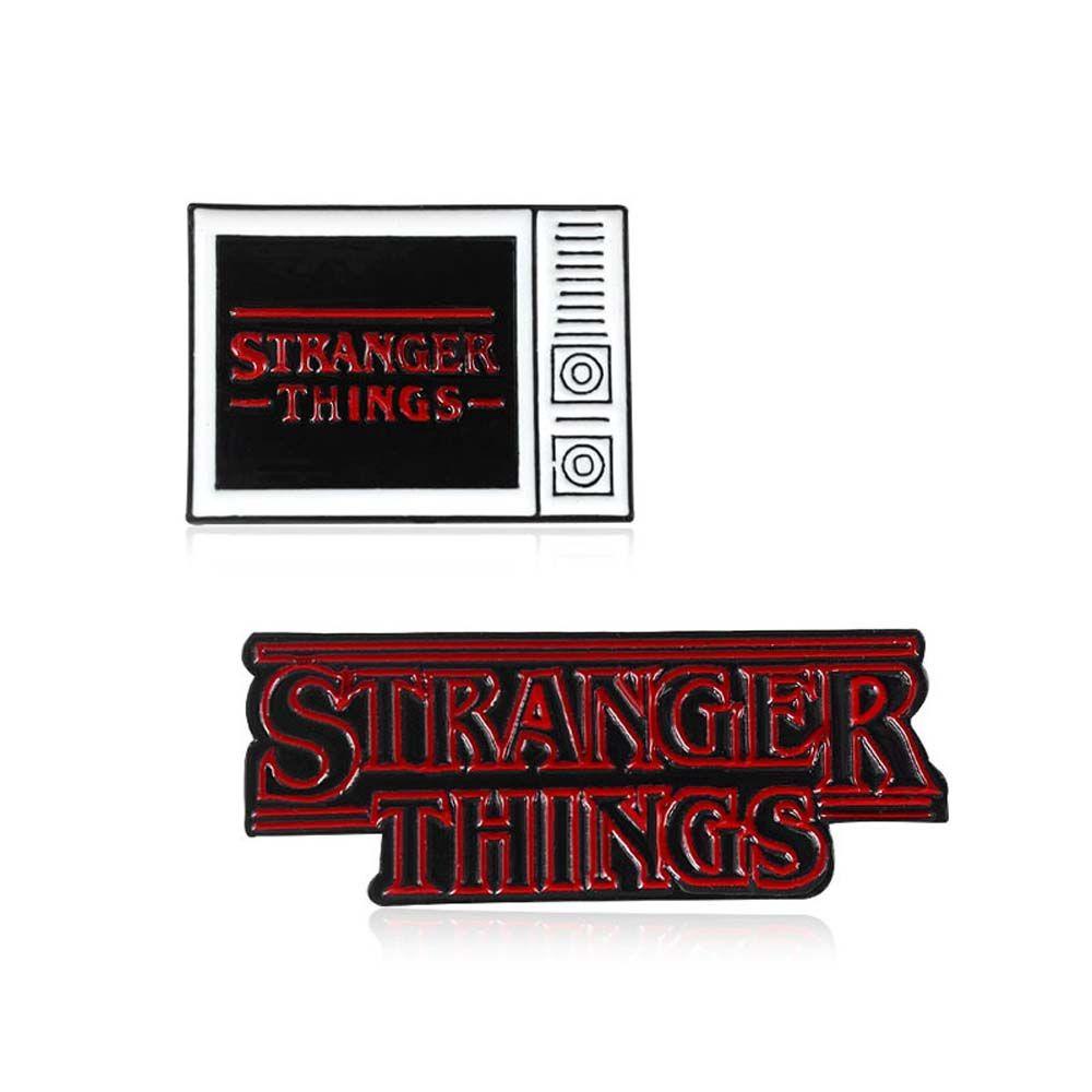 Bros Pin Enamel Desain Karakter Kartun TV Anime Stranger Things Gaya Klasik