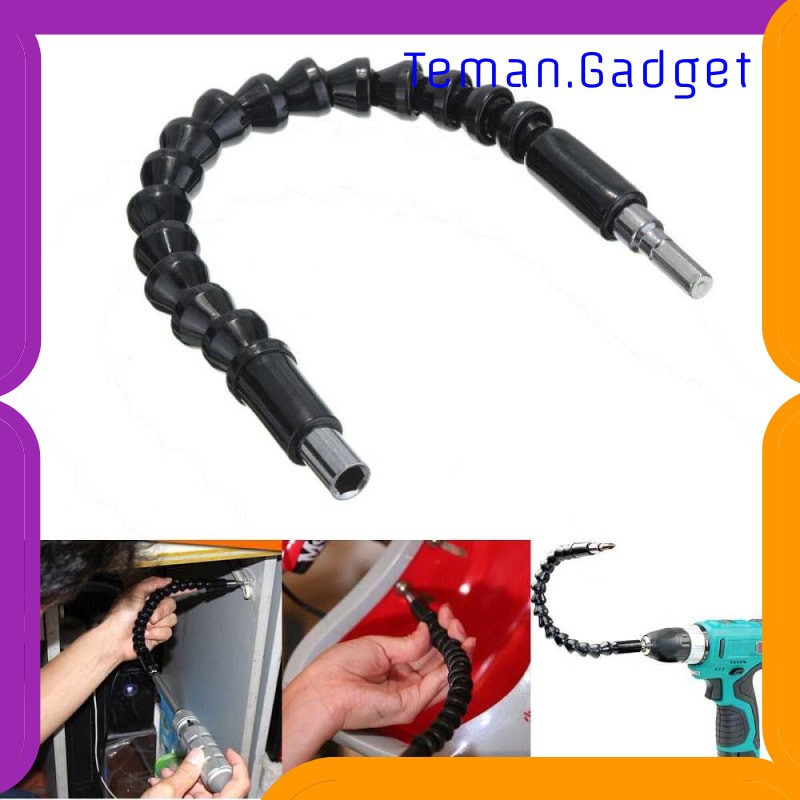 TG-DE114 Ekstensi Kepala Obeng Fleksibel 1/4 300mm