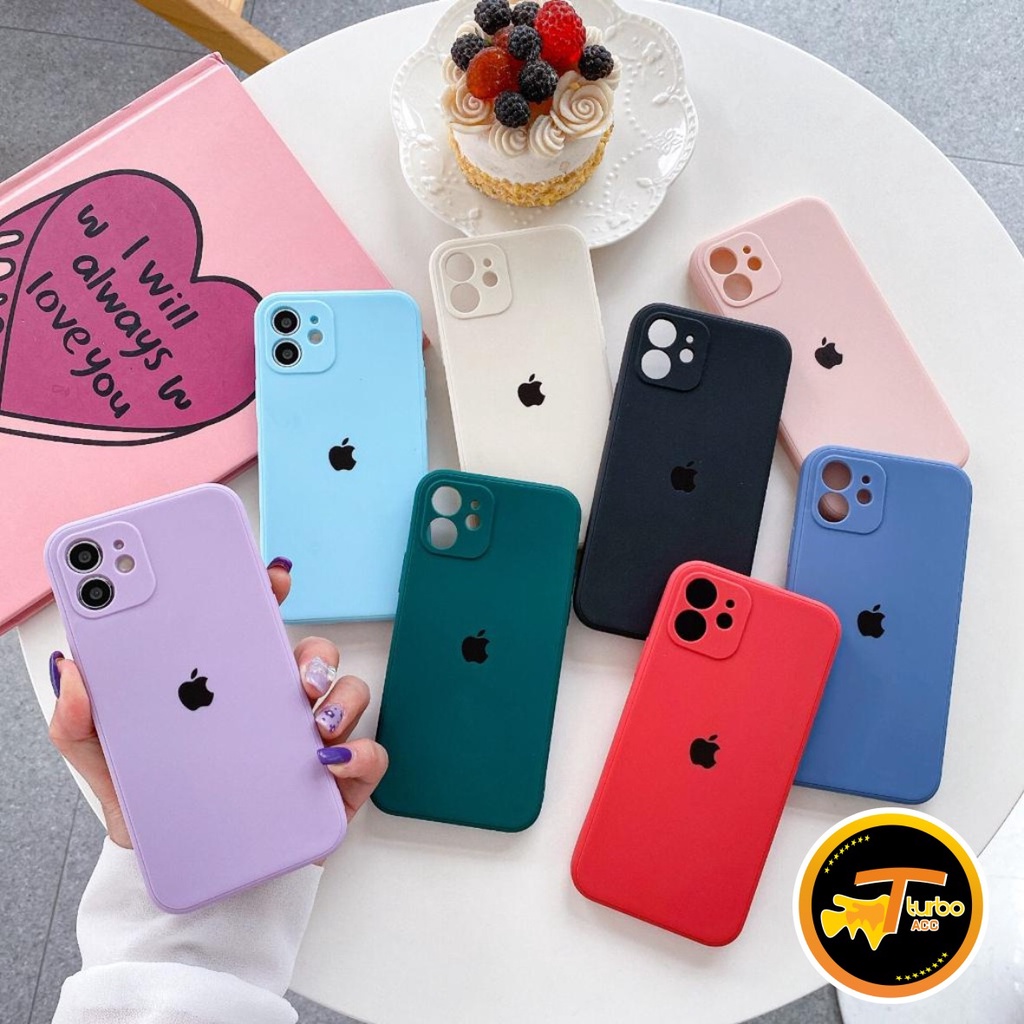 Softcase Original Silikon Pelindung Kamera iphone 6+ Xr Xs Max 13 PRO MAX Ta1725