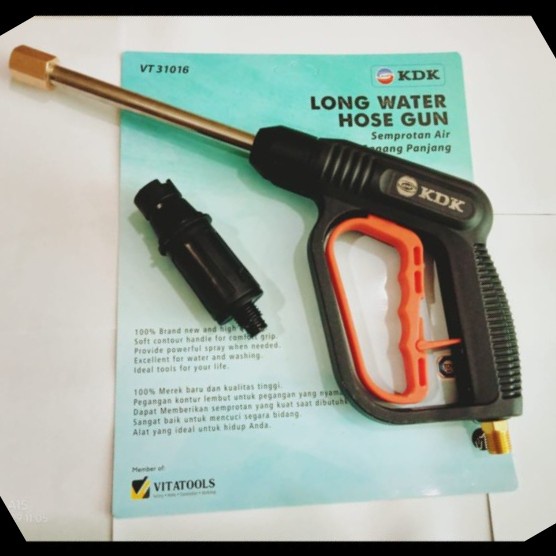 Termurah - Semprotan Air Gagang panjang - Water Hose Gun KDK jet cleaner steam - Semprotan air cuci motor/mobil gagang panjang - Water hose gun