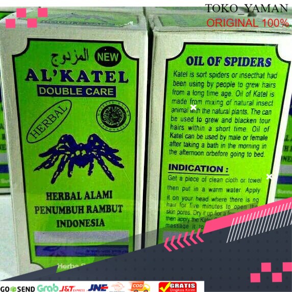 Al Katel, Obat Herbal Penumbuh Rambut - Minyak Al Katel - Al Katel