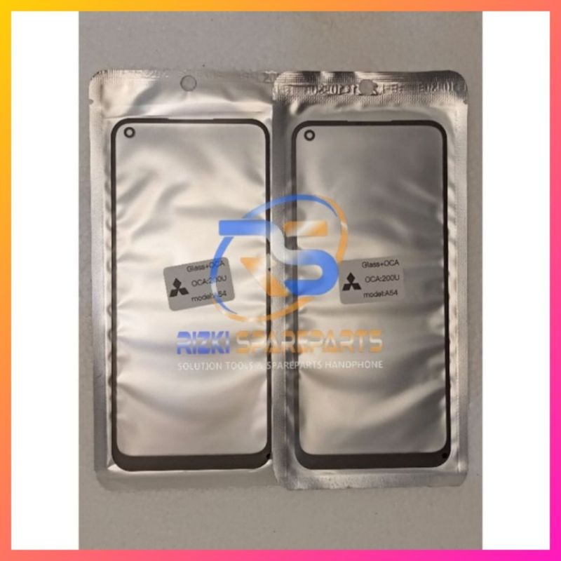 KACA DEPAN KACA LCD TOUCHSCREEN OPPO A54 PLUS LEM OCA ORIGINAL