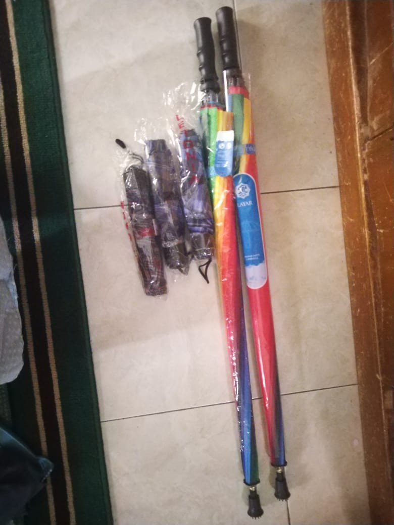 Payung Golf Pelangi Rainbow Uv 16jari Jumbo