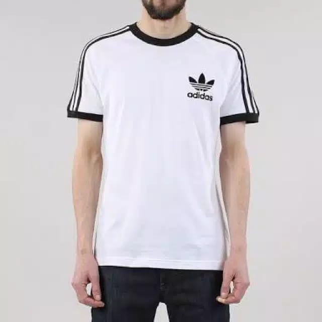 Kaos Adidas Mirror / T SHIRT KAOS ADIDAS CALIFORNIA / kaos adidas bordir 3 stripe list putih - adida