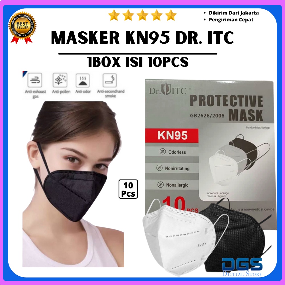Masker KN95 DR.ITC Earloop isi 10 Pcs per Box DG