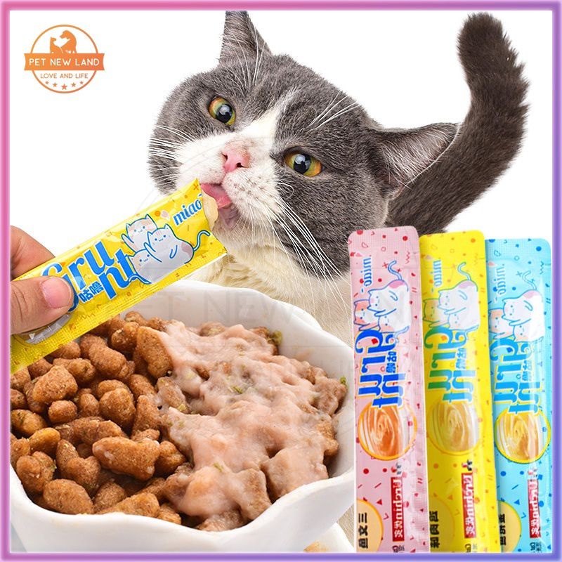 camilan snack kucing bergizi miau grunt