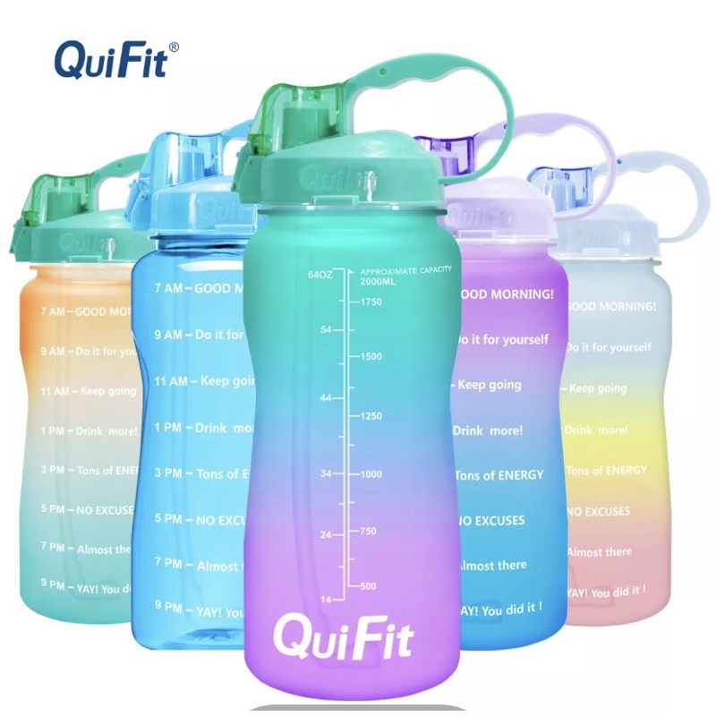 Jual QUIFIT Original Botol Minum 2 Liter + SEDOT,Dengan Saringan) Botol ...