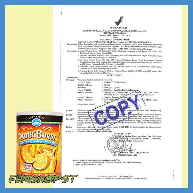 NUTRIBURST USA - SUPLEMEN VITAMIN C-A-D - VITAMIN IMUN ANAK