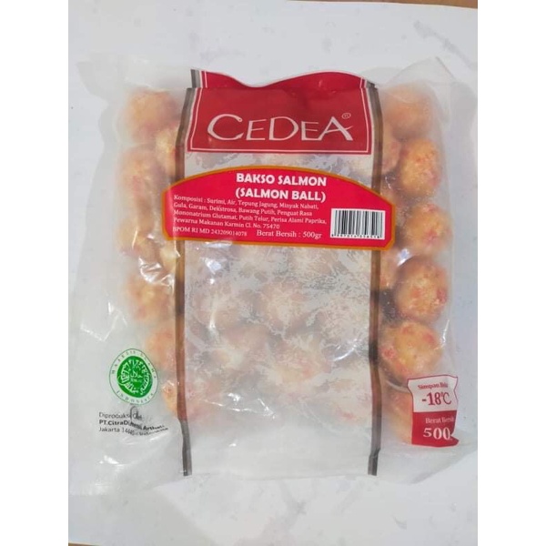 

Cedea Bakso salmon ball 500g