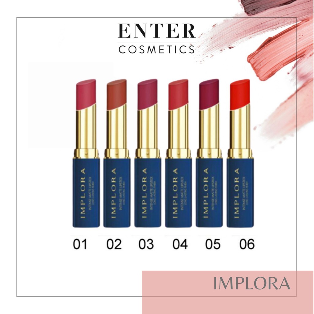 IMPLORA INTENSE MATTE LIPSTICK LONG LASTING FINISH