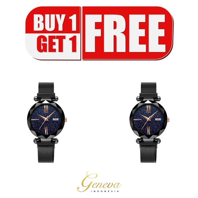 ✅COD Beli 1 GRATIS 1 - Jam Tangan Wanita Magnet