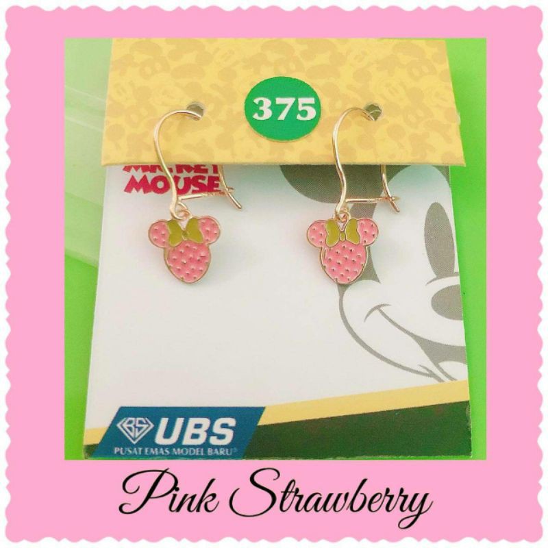 Anting anak mickey mouse edisi buah/fruit kadar 375