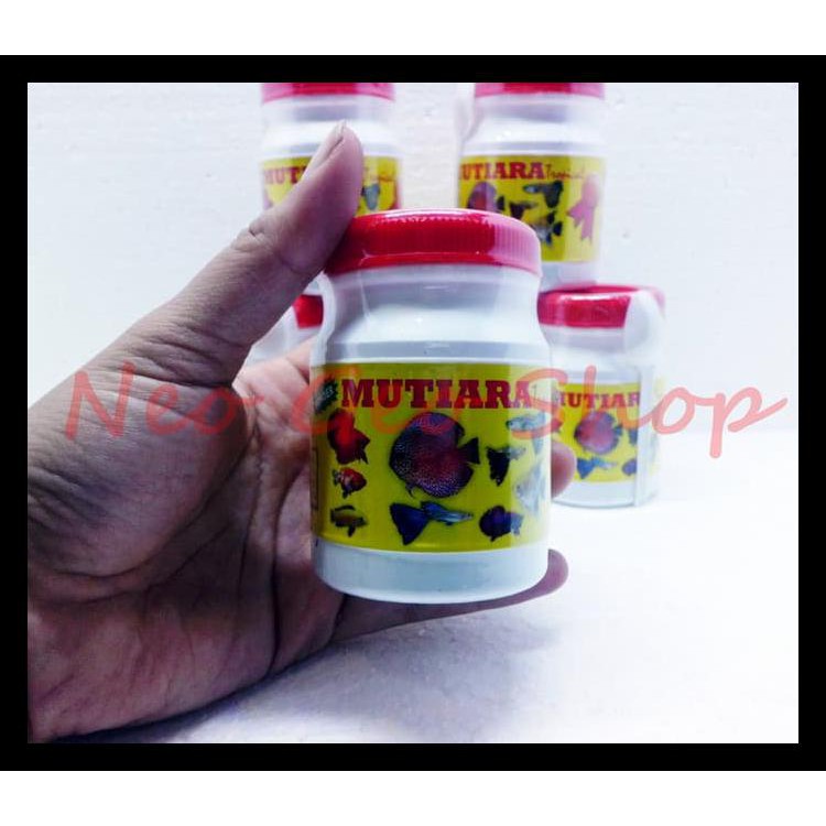 DISKON MAKANAN PAKAN IKAN CUPANG KECIL HIAS GUPPY MUTIARA TROPICAL 100GR PRODUK KEREN