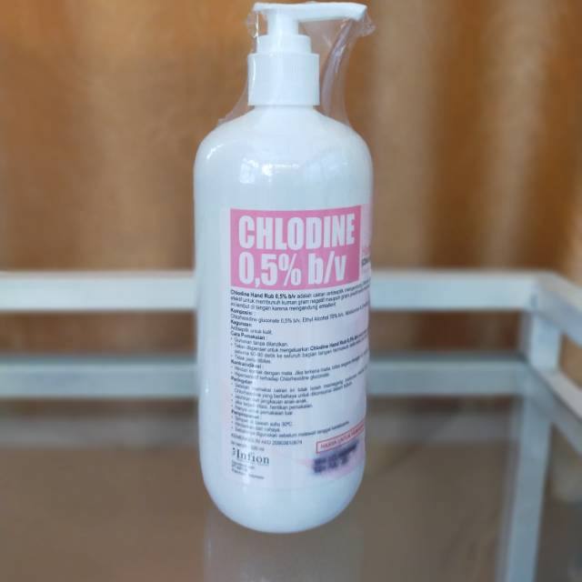 Chlodine 0.5% b/v 500ml antiseptik tangan sama seperti Aseptic Gel