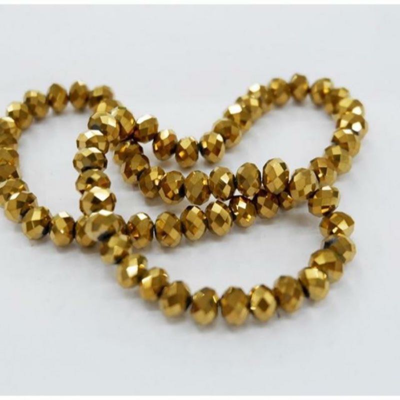 ✨NAGIHI✨ Kristal Ceko Metalik 8mm/ kristal ceko murah