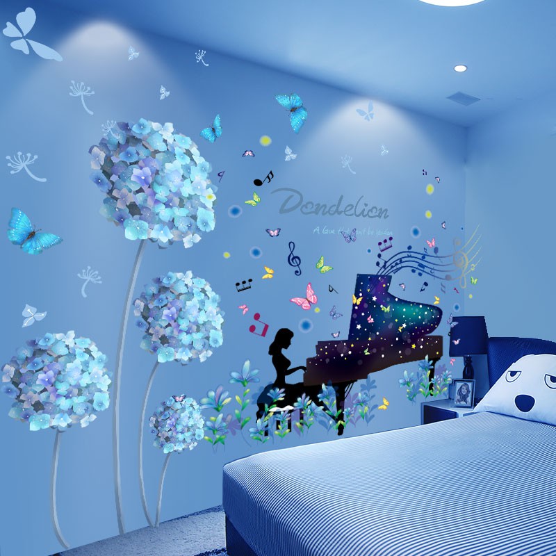 Dekorasi Kamar Tidur Sederhana Warna Biru Belajar
