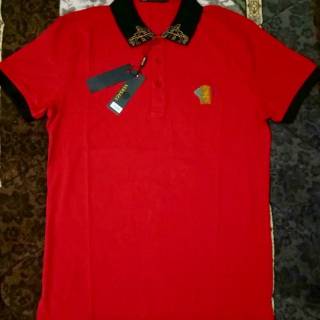 POLO SHIRT VERSACE KAOS  BRANDED BAJU  PRIA  IMPIRT 