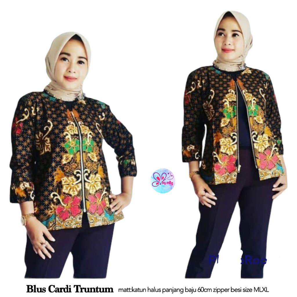 Blus Cardi Batik Truntum