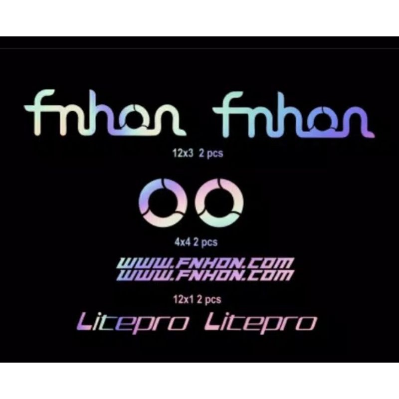 Decal Stiker Frame sepeda lipat FNHON