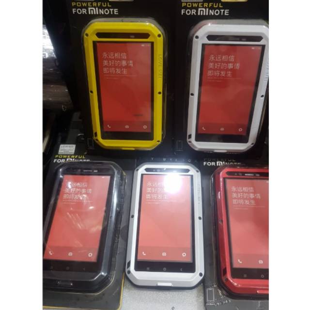 HARDCASE ARMOR LOVE MEI LUNATIK POWER FULL CASE XIAOMI REDMINOTE 1
