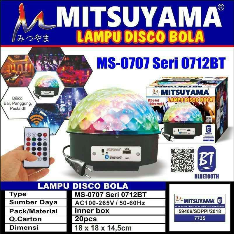 Lampu Disco Mp3 Bola Jamur Led Disco Magic Ball