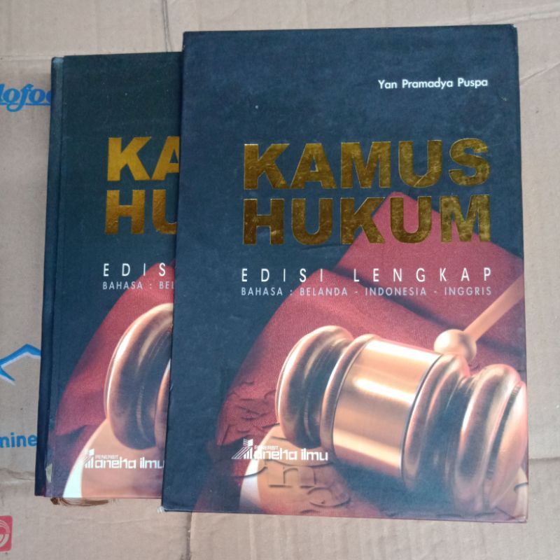 KAMUS HUKUM EDISI LENGKAP BAHASA BELANDA,INDONESIA,INGGRIS