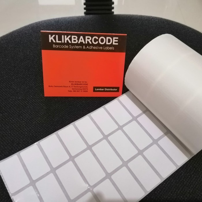 

LABEL PRINTER BARCODE 33X19MM - 33X19 MM - 3 LINE SEMICOATED ISI 5000