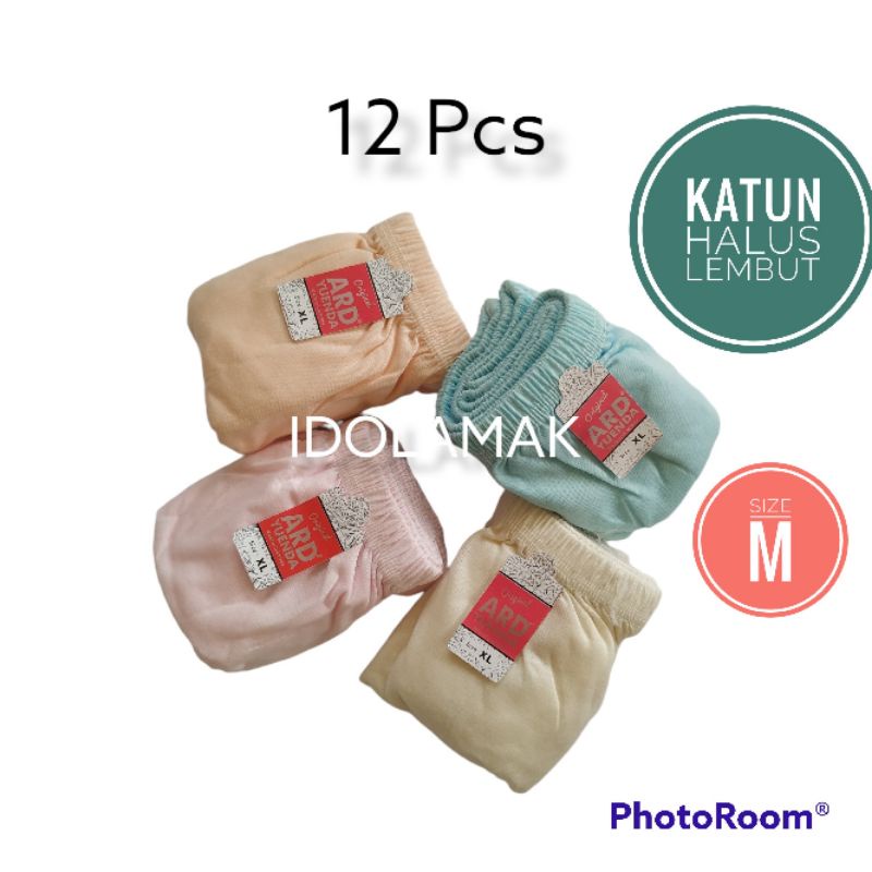 (SIZE M) LUSINAN 12 PCS CD WANITA MURAH / CD WANITA DEWASA / CELANA DALAM