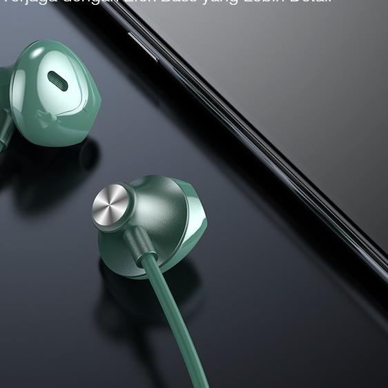 ✾ ACOME Wired Earphone Semi In Ear Headset Super Bass AW05 Garansi Resmi 1 Tahun ➦