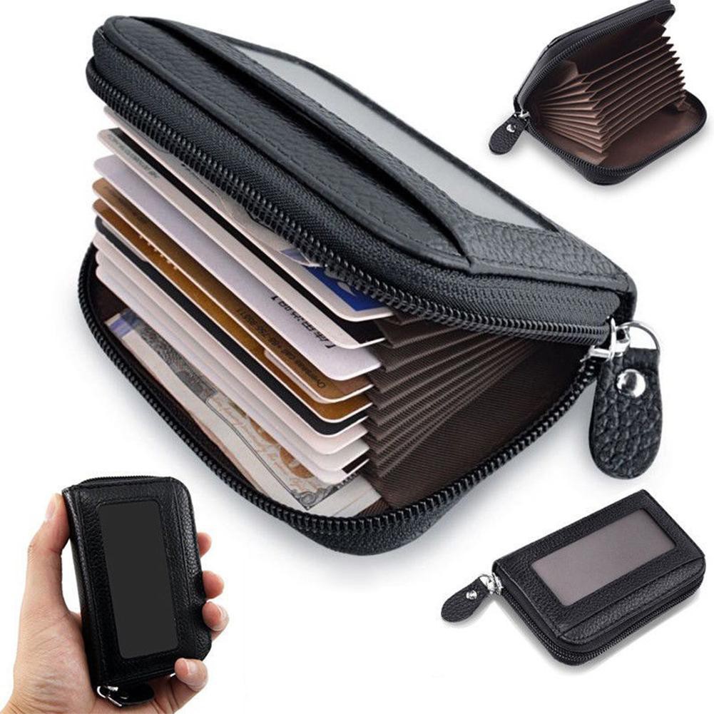 Dompet Lipat Ukuran Kecil Bahan Kulit PU Warna Hitam Dompet Lipat Ukuran Kecil Bahan Kulit PU Warna Hitam