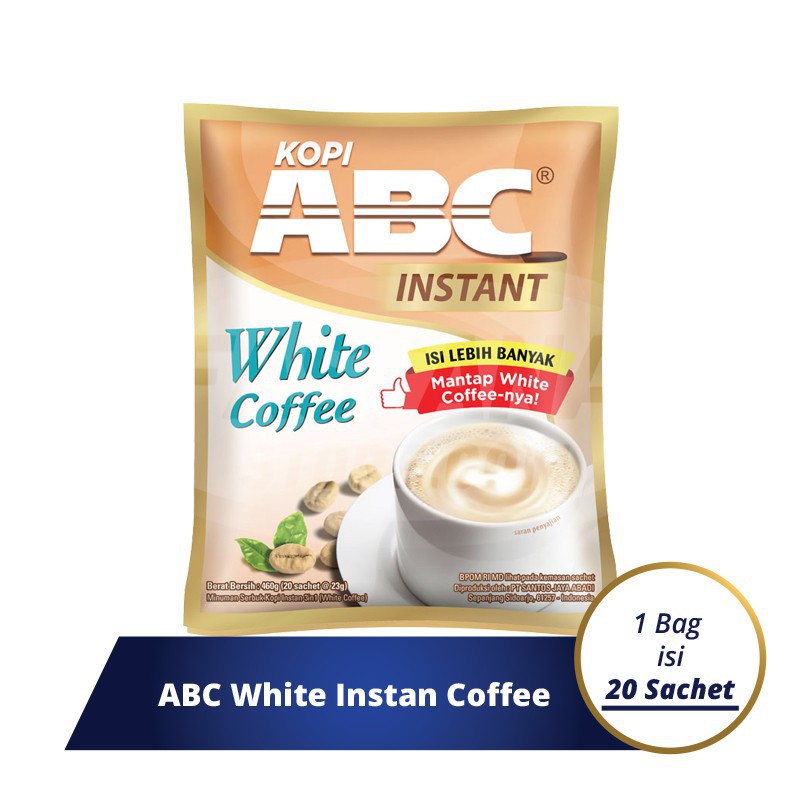 

ABC WHITE INSTANT BAG 20'S+2'S