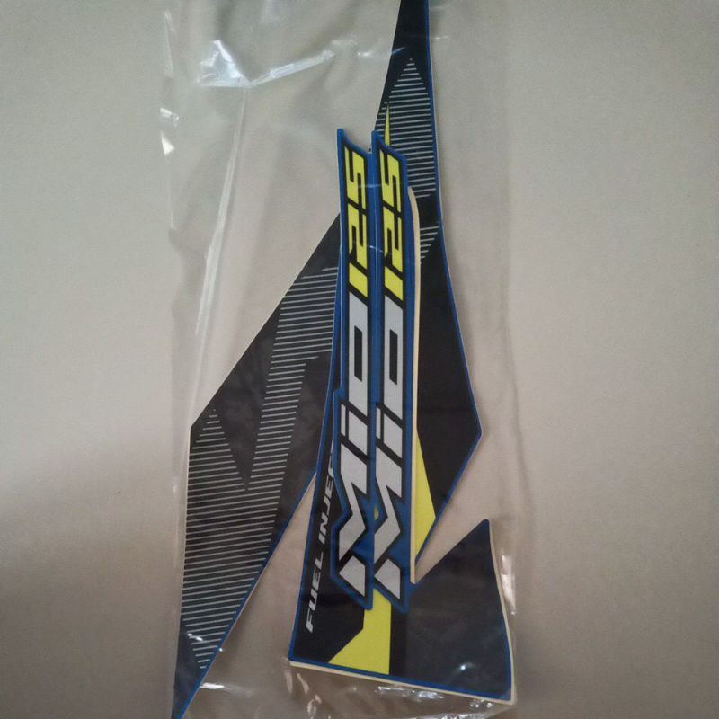 Striping sticker mio m3 125 biru hitam 2019