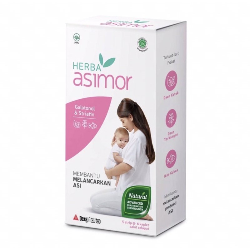 Herba asimor 30 tablet ( asi booster membantu melancarkan asi )