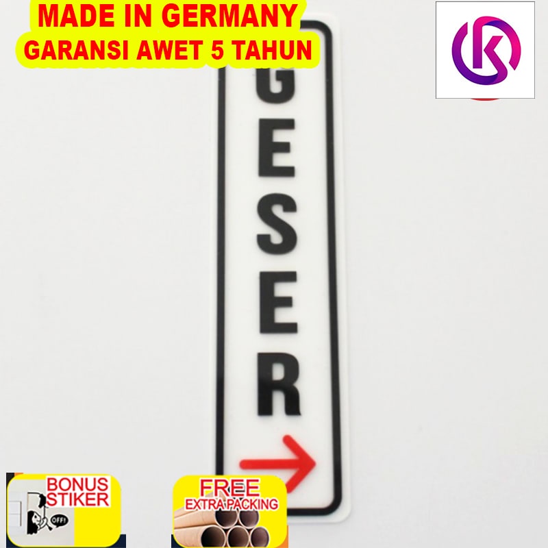 

Terlaris Sign Akrilik Timbul Geser | Label Pintu Geser Acrylic