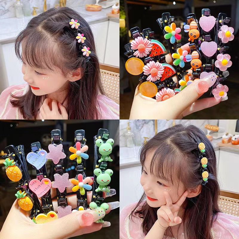 [ 3 PCS ] Jepit Rambut Anak Motif Buah Lucu Daily Fashion Korean Style