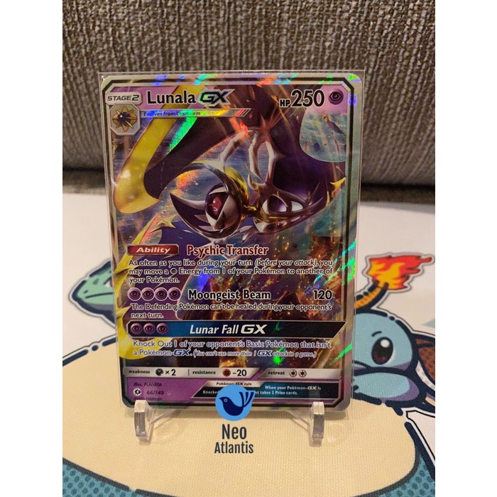 Pokemon TCG English Lunala GX - 66/149 - Ultra Rare Sun & Moon