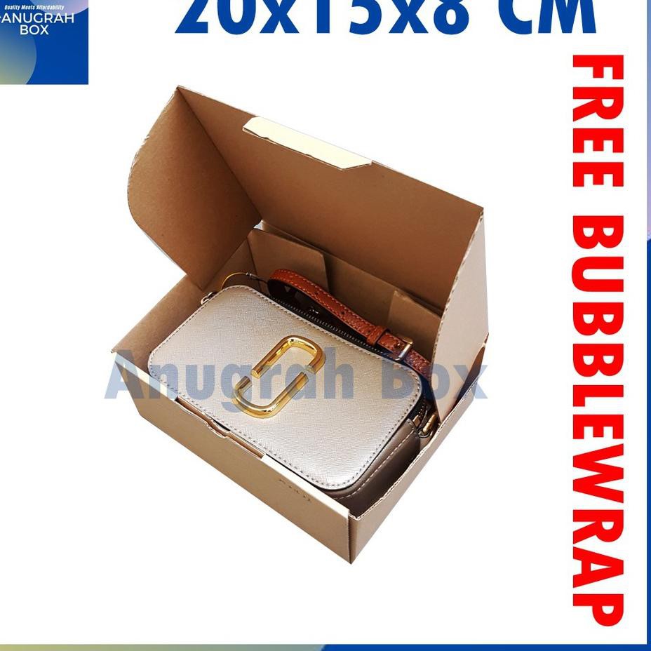 

KMD02 (10pcs) Kardus dus uk 20x15x8 diecut box kotak packing aksesories baju hijab kue dll ,,,