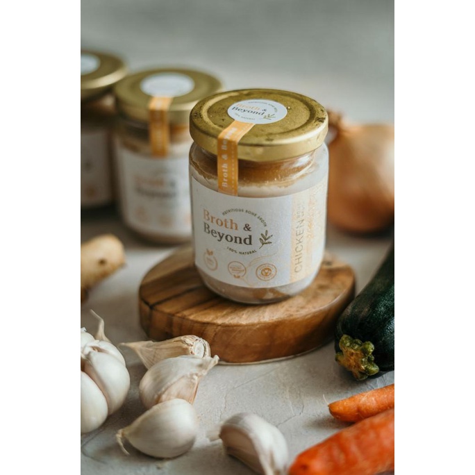 

COD ORGANIC CHICKEN BONE BROTH - 10 JARS / KALDU TULANG AYAM ORGANIK - 10 PCS BUMBU & BAHAN MASAKAN