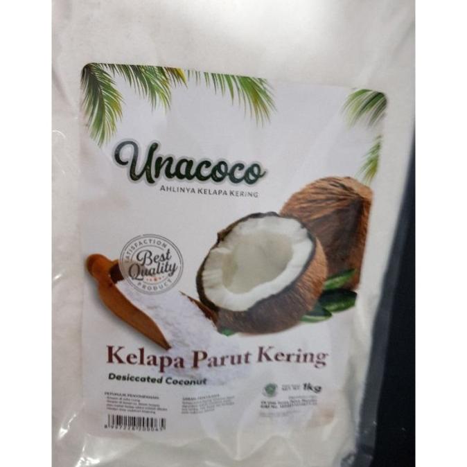 Sale Kelapa parut halus kering (Desiccated Coconut) 1 kg Unacoco