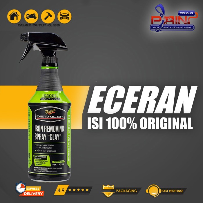 Meguiars Iron Removing Spray Clay Ready To Use DRTU200232 ECERAN - PAINT COLOUR