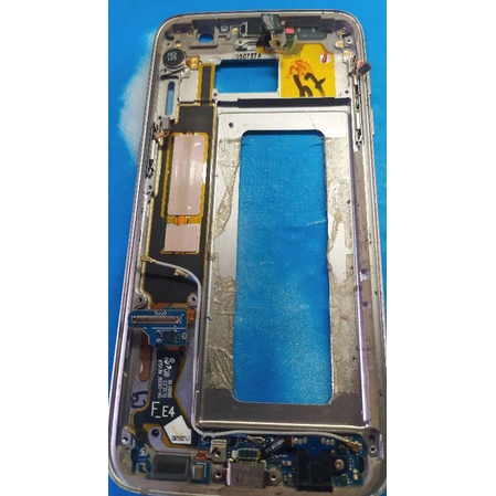Frame lcd dan flexible charger Samsung S7 Edge SM-G935F Original copotan