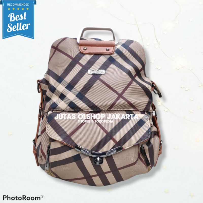 TAS RANSEL BURBERRY BESAR MUAT LAPTOP - TAS WANITA_TAS KERJA _ TAS SEKOLAH