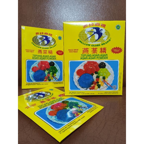 

Agar SWALLOW Globe Brand (7gr)