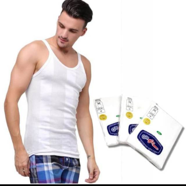 Singlet GT Man - Kaos Dalam Pria Dewasa | GTman RPG 302 B Laki Laki Pakaian Underwear Satuan Ecer Eceran | Open | RPG302B Tangtop Tanktop Tengtop Top