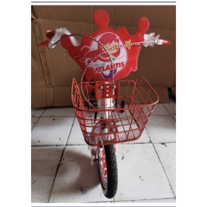 Sepeda Mini Anak Cewek Atlantis Unicorn 12 16 18 innch perempuan usia 3  8 thn BMX wanita COD kredit-5