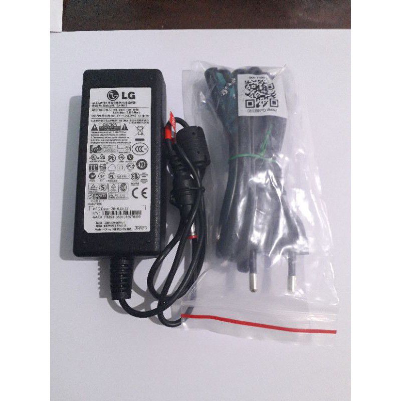 Adaaptor LG kapasitas real dc 12 volt jack bulat pompa dc led strib power mini