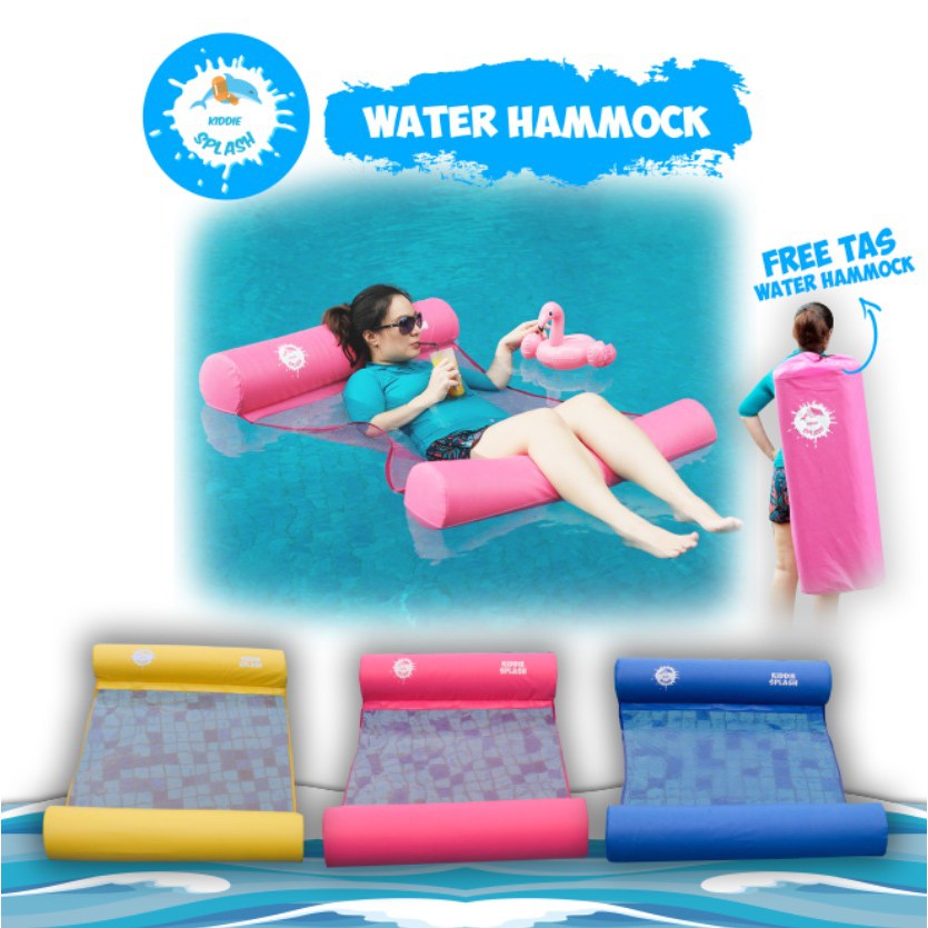 Kasur Air Pelampung Renang | Floating Water Hammock | Matras Renang KIDDIE SPLASH Busa Anti Bocor