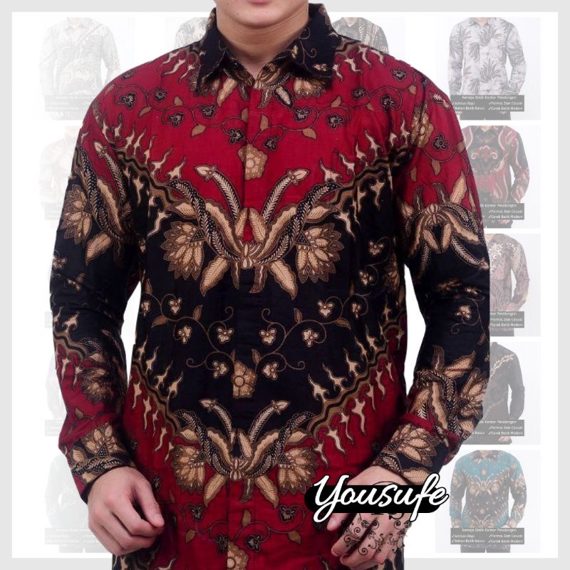 Batik Kemeja Premium/Seragam Batik Kantor/Seragam Kerja Batik