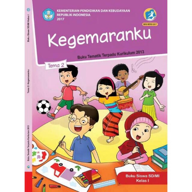 Tematik kelas 1 Tema 2 -Kegemarannku revisi 2017