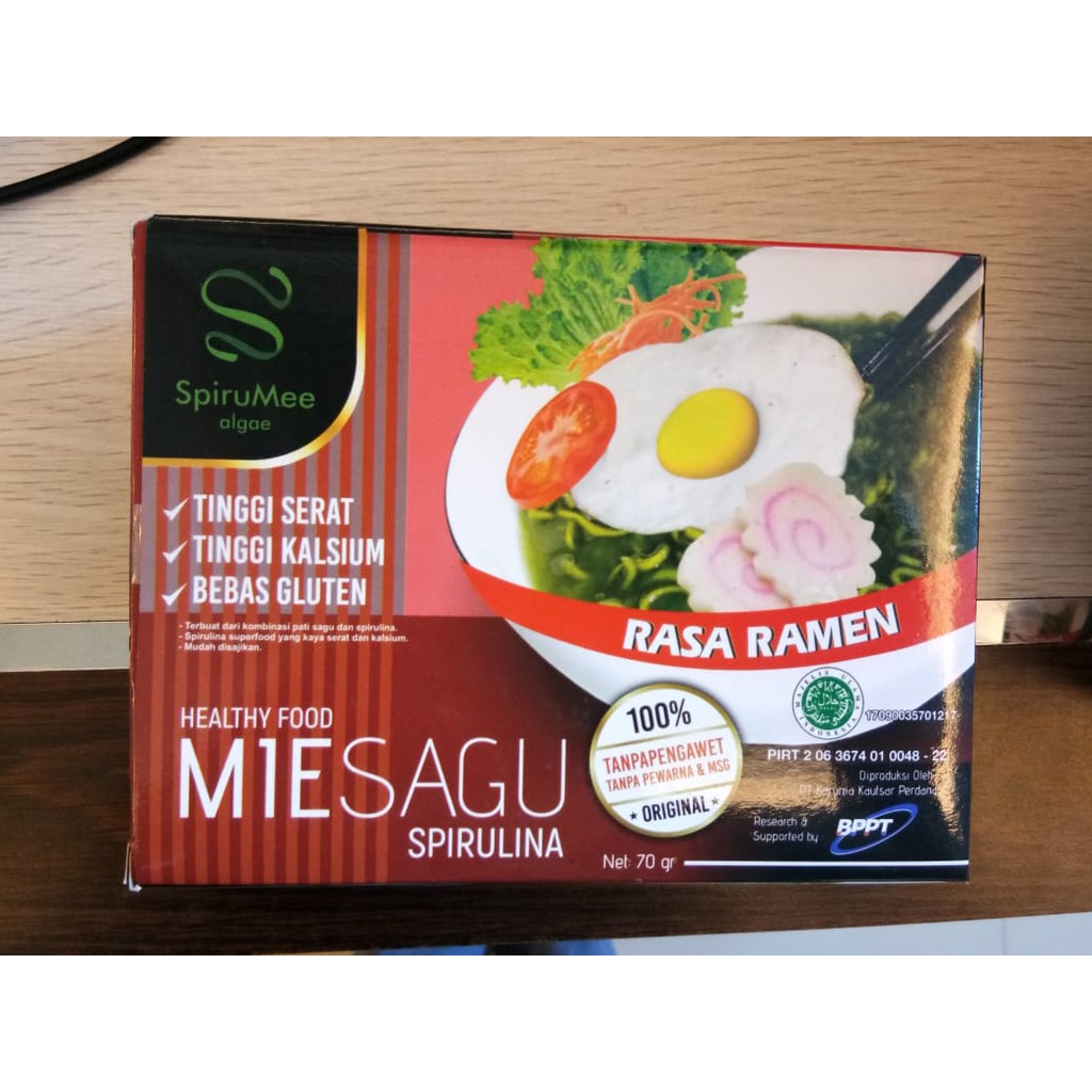 

MIE SAGU SPIRULINA - Non MSG